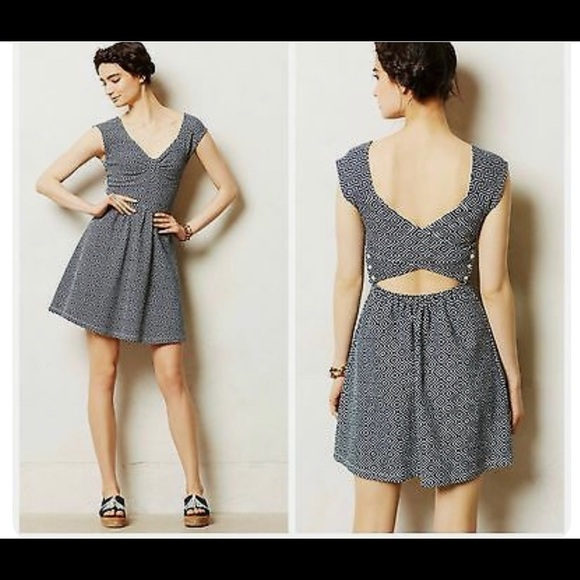 Anthropologie postage mark Dress - Picture 1 of 8